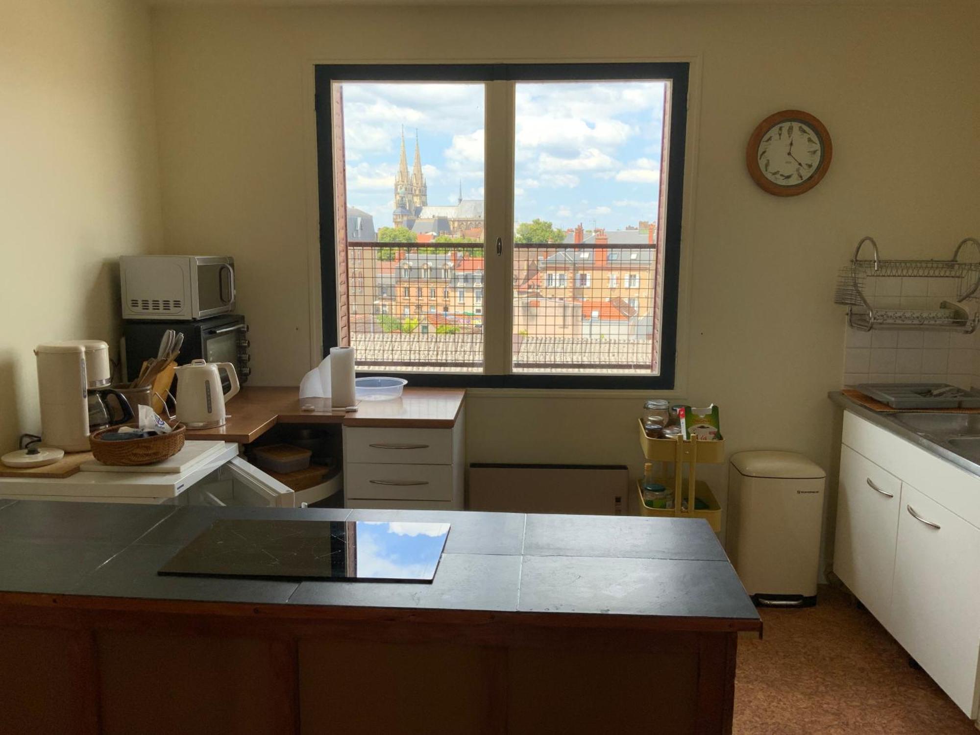 Studio 63M2 3Eme Etage Ou Chambre Dans Appartement 2Eme Etage Pour Sejours A Moulins Moulins  Luaran gambar